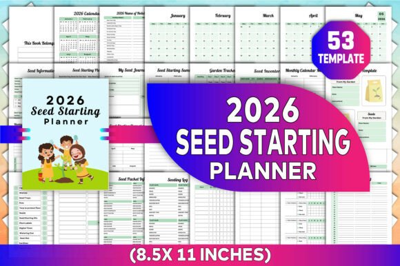 2026 Seed Starting Planner Canva Kdp: A Comprehensive Guide for Gardeners and Creators