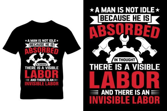 A Man Is Not Idle Absorbed There Is A Vi T-Shirt Design