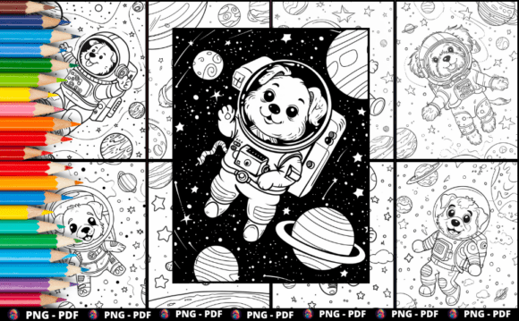 Astronaut Dog Adventures – 39 Pages
