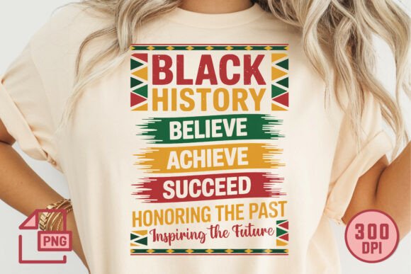 Black History Believe Achieve Art