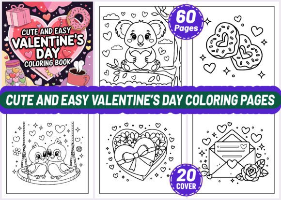 Cute Easy Valentine’s Day Coloring Pages: A Creative Resource for All Ages
