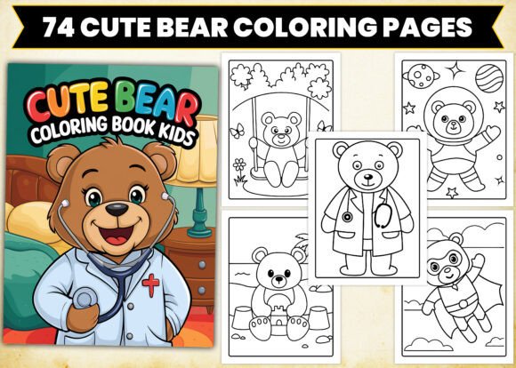 Exploring the World of Cute Bear Coloring Book Pages for Kids