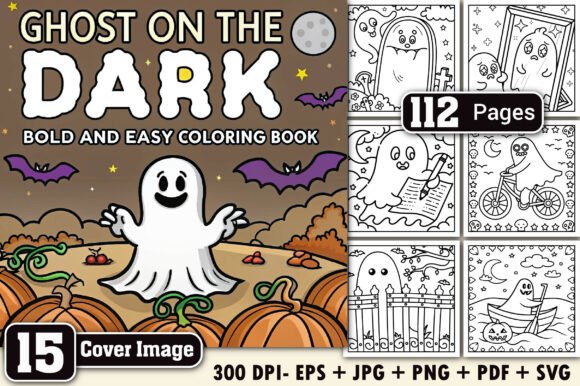Ghost on the Dark Halloween Coloring Pages: A Comprehensive Guide