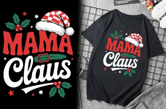 Mama Claus Santa Hat Essential T-Shirt