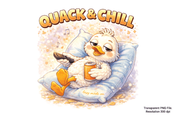 Quack Chill Duck PNG: A Versatile Design for Creative and Practical Use