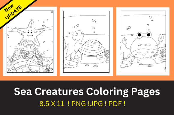 Sea Creatures Coloring Pages: A Creative Escape for All Ages