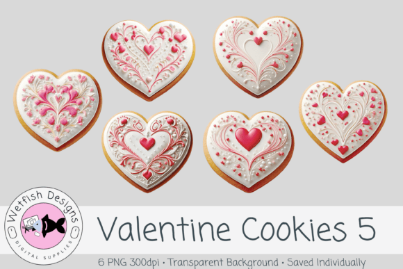 Valentine PNG Clipart Cookies 5